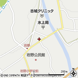 熊本県球磨郡水上村岩野2582周辺の地図