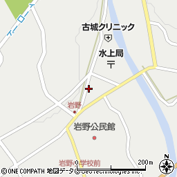 熊本県球磨郡水上村岩野2574周辺の地図