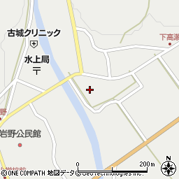 熊本県球磨郡水上村岩野1045周辺の地図