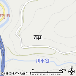 熊本県球磨郡山江村万江周辺の地図