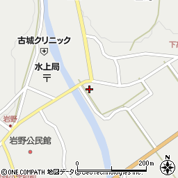 熊本県球磨郡水上村岩野1044周辺の地図