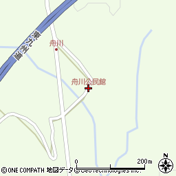 舟川公民館周辺の地図