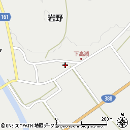 熊本県球磨郡水上村岩野935周辺の地図