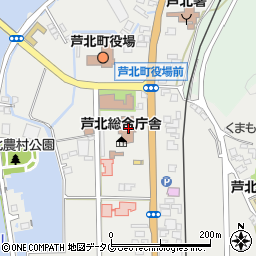 熊本県県南広域本部　芦北地域振興局総務振興課総務調整班周辺の地図