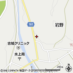 熊本県球磨郡水上村岩野1117周辺の地図