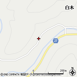 熊本県葦北郡芦北町白木1589周辺の地図