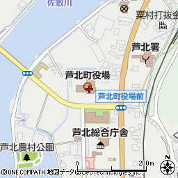 熊本県芦北町（葦北郡）周辺の地図