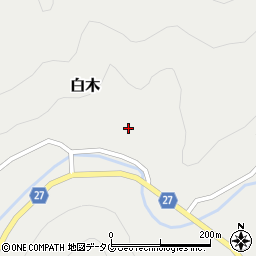 熊本県葦北郡芦北町白木1636周辺の地図