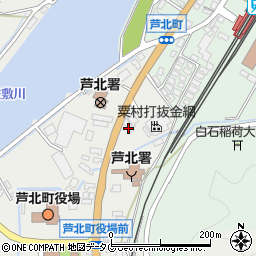 株式会社中九州クボタ　芦北営業所周辺の地図