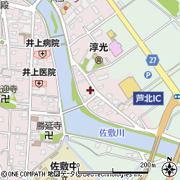 緒方金物店周辺の地図