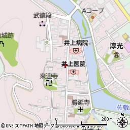 熊本県葦北郡芦北町佐敷周辺の地図