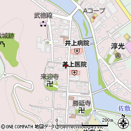 熊本県芦北町（葦北郡）佐敷周辺の地図
