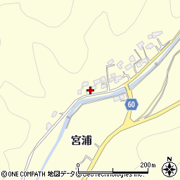 熊本県葦北郡芦北町宮浦635周辺の地図