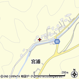 熊本県葦北郡芦北町宮浦635周辺の地図