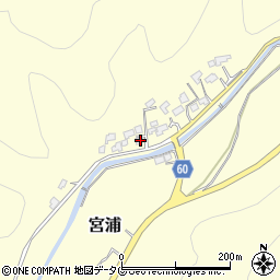 熊本県葦北郡芦北町宮浦633-1周辺の地図