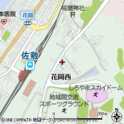 熊本県葦北郡芦北町花岡西1702-1周辺の地図