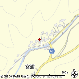 熊本県葦北郡芦北町宮浦641周辺の地図