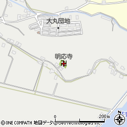 明応寺周辺の地図