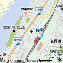 熊本県葦北郡芦北町花岡西1673-4周辺の地図