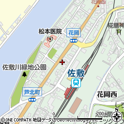 熊本県葦北郡芦北町花岡西1672周辺の地図