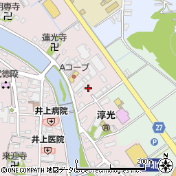 セブンイレブン芦北インター店周辺の地図