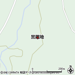 熊本県球磨郡多良木町黒肥地周辺の地図