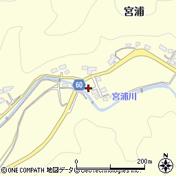 熊本県葦北郡芦北町宮浦566-1周辺の地図