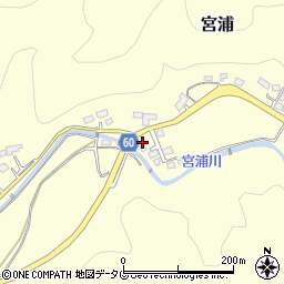 熊本県葦北郡芦北町宮浦566周辺の地図