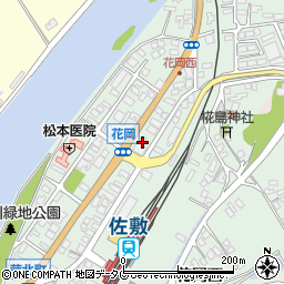 古賀石油株式会社　佐敷営業所周辺の地図