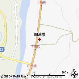 四浦郵便局周辺の地図