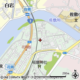 熊本県葦北郡芦北町花岡西1848周辺の地図