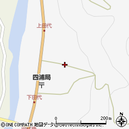 熊本南部森林管理署四浦森林事務所周辺の地図