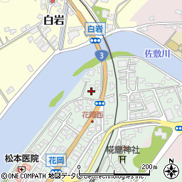 熊本県葦北郡芦北町花岡西1822-1周辺の地図