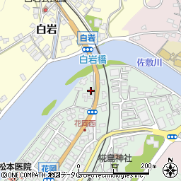 熊本県葦北郡芦北町花岡西1822-14周辺の地図