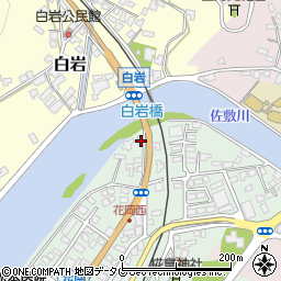 熊本県葦北郡芦北町花岡西1826-4周辺の地図