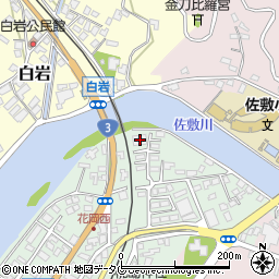 熊本県葦北郡芦北町花岡西1829周辺の地図