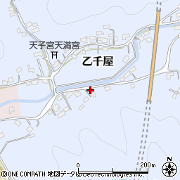 熊本県葦北郡芦北町乙千屋174周辺の地図