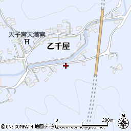 熊本県葦北郡芦北町乙千屋696周辺の地図