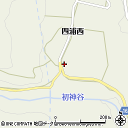 熊本県球磨郡相良村四浦西1745周辺の地図