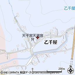 熊本県葦北郡芦北町乙千屋576周辺の地図