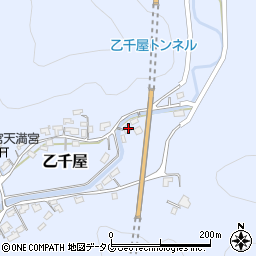 熊本県葦北郡芦北町乙千屋256周辺の地図
