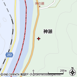熊本県球磨郡球磨村神瀬甲周辺の地図