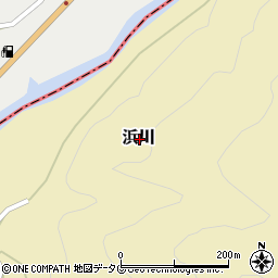 熊本県球磨郡湯前町浜川周辺の地図