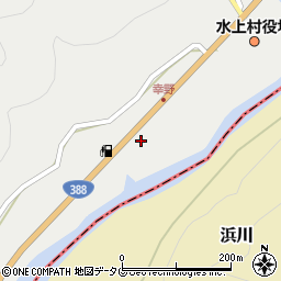 熊本県球磨郡水上村岩野160周辺の地図