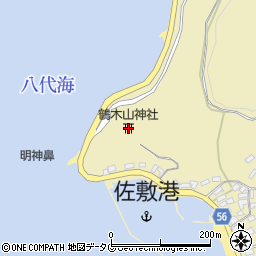 鶴木山神社周辺の地図