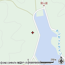 熊本県天草市天草町大江軍浦681周辺の地図