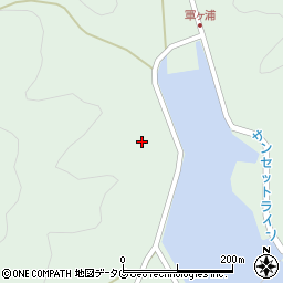 熊本県天草市天草町大江軍浦680-1周辺の地図