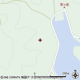 熊本県天草市天草町大江軍浦697周辺の地図