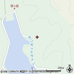 熊本県天草市天草町大江軍浦1402-7周辺の地図
