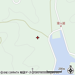 熊本県天草市天草町大江軍浦724周辺の地図